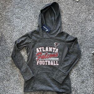 NWT Atlanta Falcons Fanatics Football Woman’s Hoodie size small S Sweatshirt